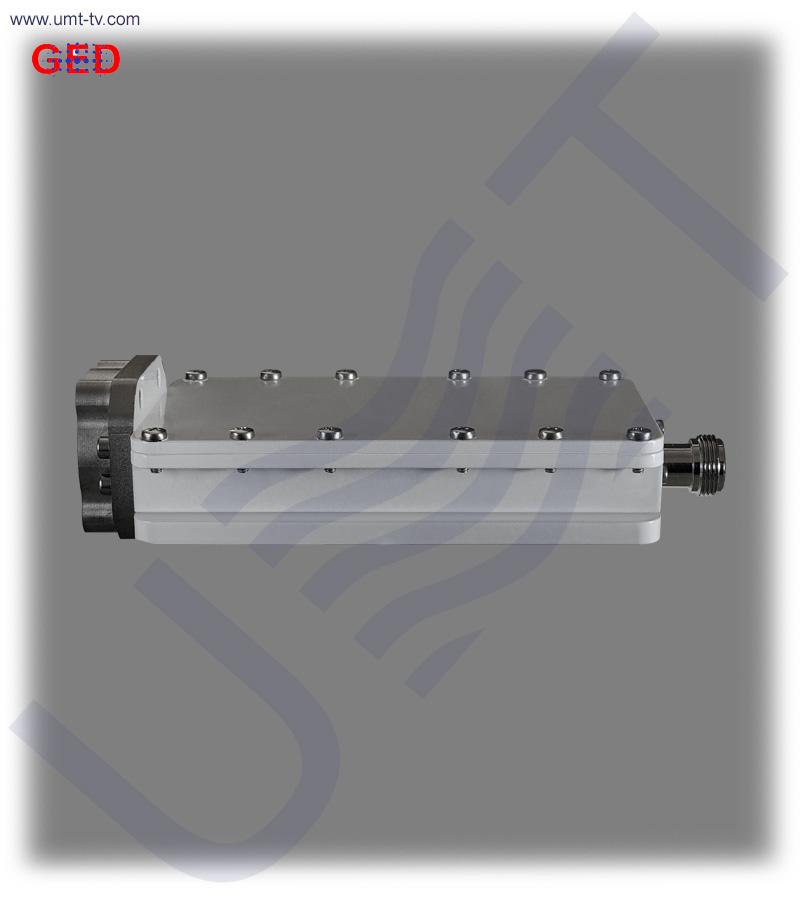Ku band BUC with remote IP control 0.2 W Ku band (side) UMT LLC.jpg