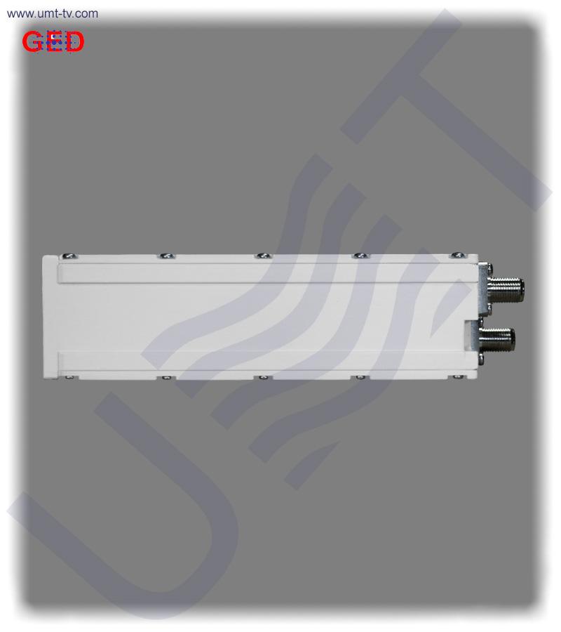 Ku-band LNB PLL dual LO 9.75 10.6 side view UMT